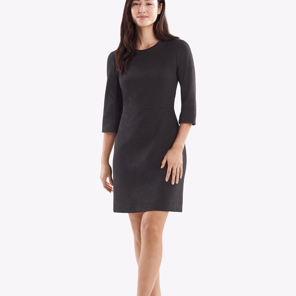 NWT MM. Lafleur Lena dress in charcoal size 10